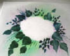 wet on wet leaves