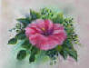 flower painting wet-on-wet