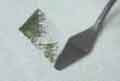 painting knife with oil paint