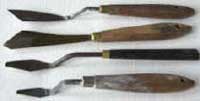selection of my own painting knives