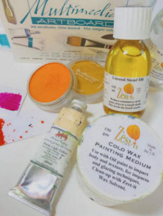 Zest-it Cold Wax Painting Medium Review by Nicki Heenan