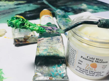 Zest-it Cold Wax Painting Medium Review by Nicki Heenan