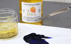 clear painting medium